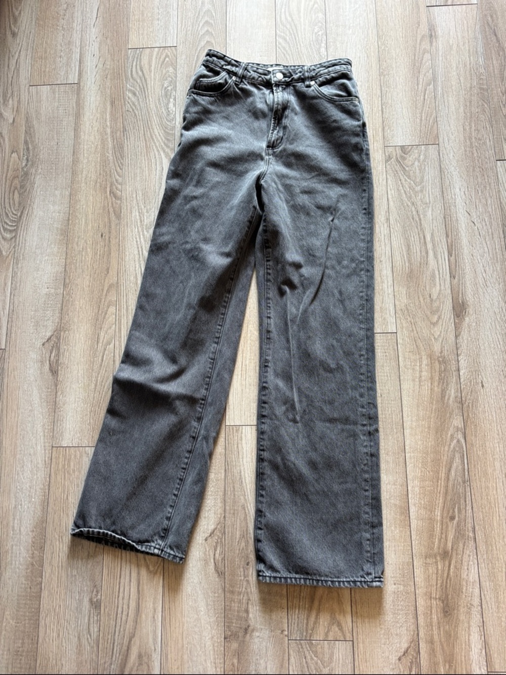 Rollas Heidi High-Rise Straight Leg Black Jeans